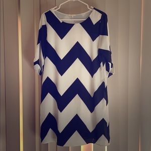 Black & White Chevron Dress